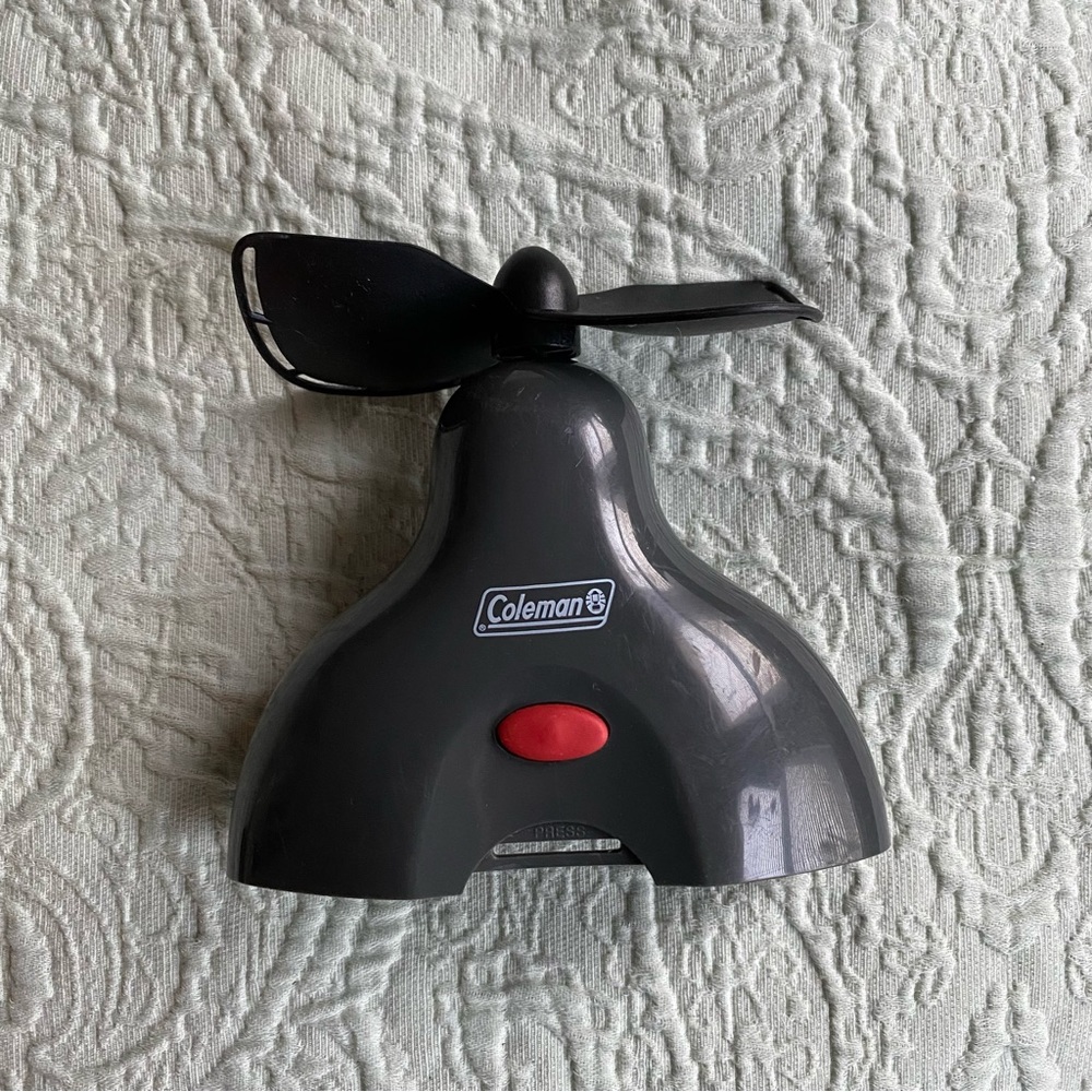Coleman Portable Tent Fan, battery-operated with Magnetic Back Plate Camping Fan